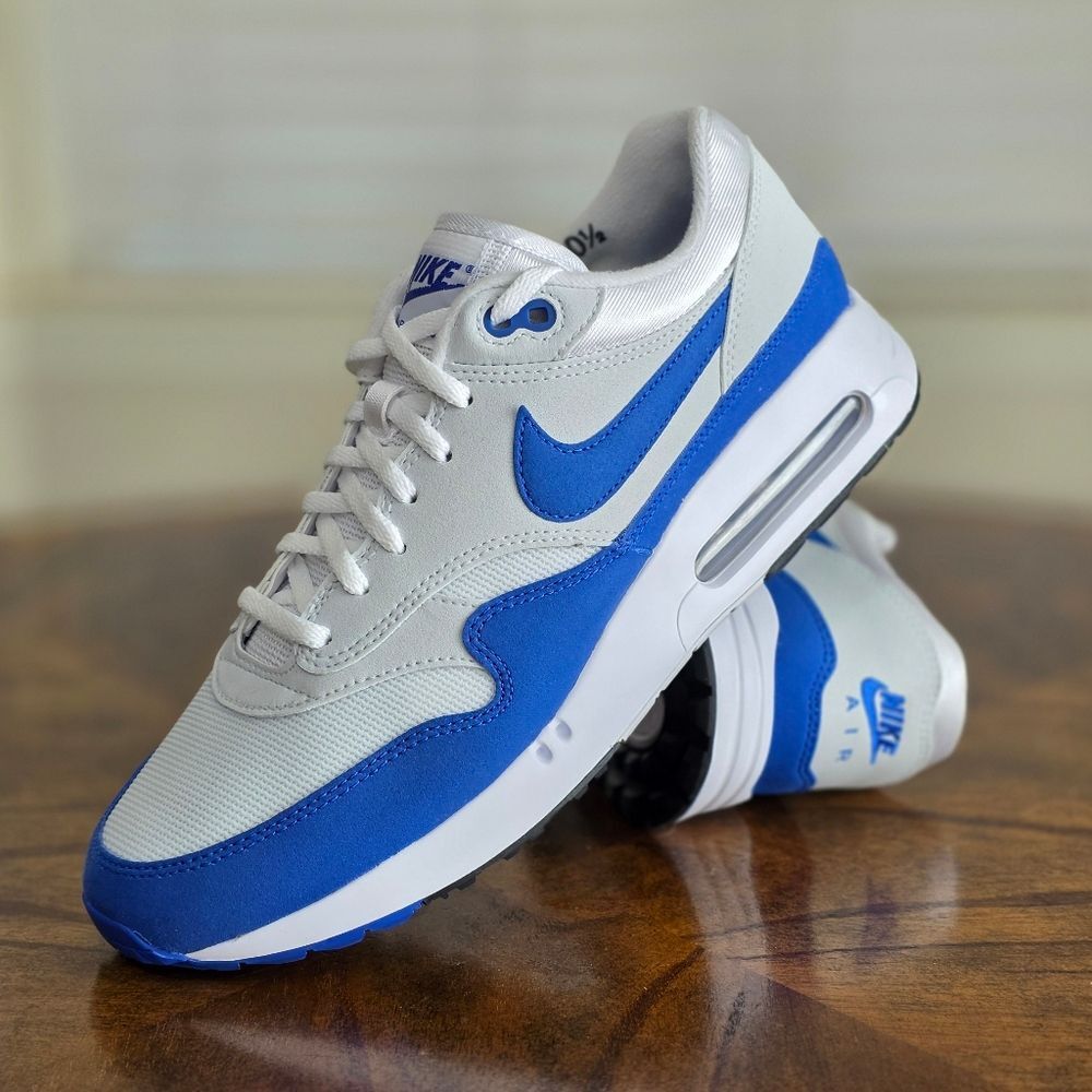 Nike Blue and White Golf Shoes